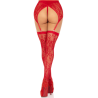 Leg Avenue - Cuisses Dentelles & Jarretelles Rouge
